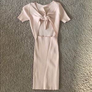Hazel and Olive Pink Ribbed Dress